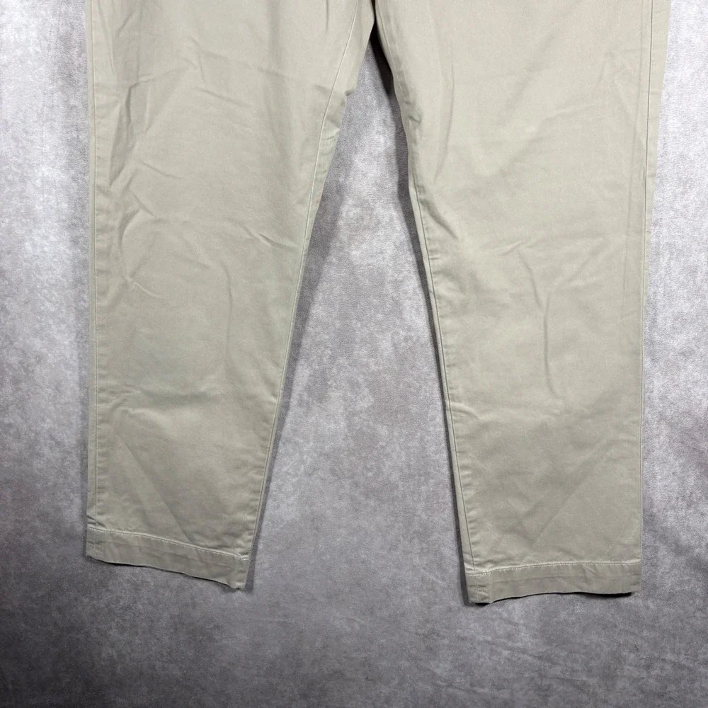Polo Ralph Lauren Pants Mens 34x30 Tan Stretch Straight Fit Chino Khaki Preppy